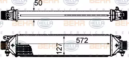 Теплообменник BEHR HELLA SERVICE 8ML 376 899-131