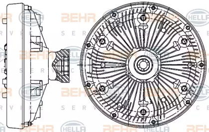 Сцепление BEHR HELLA SERVICE 8MV 376 906-551