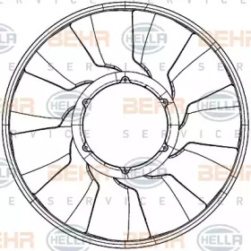 Рабочее колесо вентилятора BEHR HELLA SERVICE 8MV 376 907-271