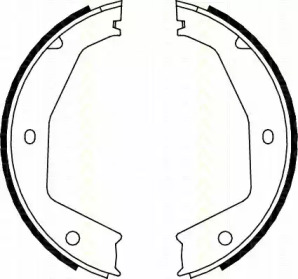 Комлект тормозных накладок TRISCAN 8100 10034