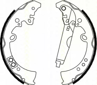 Комлект тормозных накладок TRISCAN 8100 13040