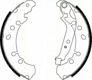 Комлект тормозных накладок TRISCAN 8100 13048