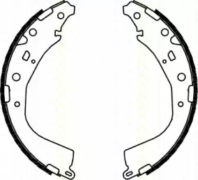 Комлект тормозных накладок TRISCAN 8100 13053