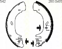 Комлект тормозных накладок TRISCAN 8100 16542