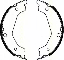Комлект тормозных накладок TRISCAN 8100 18004