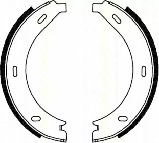 Комлект тормозных накладок TRISCAN 8100 23023