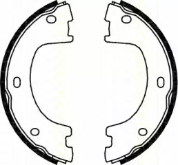 Комлект тормозных накладок TRISCAN 8100 23032