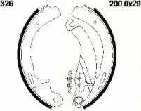 Комлект тормозных накладок TRISCAN 8100 24326