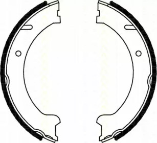 Комлект тормозных накладок TRISCAN 8100 27562