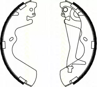 Комлект тормозных накладок TRISCAN 8100 43010