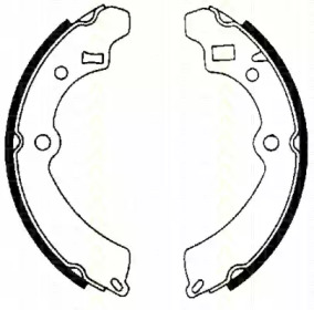 Комлект тормозных накладок TRISCAN 8100 69521