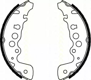 Комлект тормозных накладок TRISCAN 8100 69608