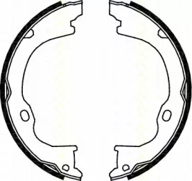 Комлект тормозных накладок TRISCAN 8100 80011