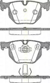 Комплект тормозных колодок TRISCAN 8110 11017