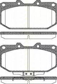 Комплект тормозных колодок TRISCAN 8110 14030