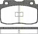 Комплект тормозных колодок TRISCAN 8110 15130