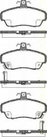 Комплект тормозных колодок TRISCAN 8110 17020