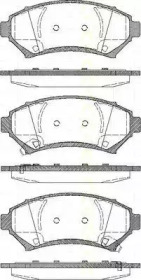 Комплект тормозных колодок TRISCAN 8110 24014