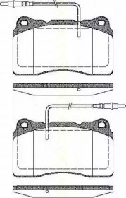 Комплект тормозных колодок TRISCAN 8110 28032