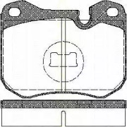 Комплект тормозных колодок TRISCAN 8110 29157