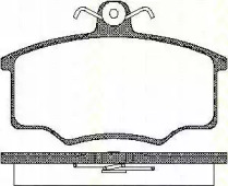 Комплект тормозных колодок TRISCAN 8110 29945