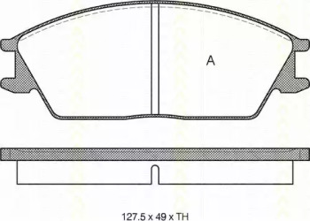 Комплект тормозных колодок TRISCAN 8110 40852