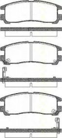 Комплект тормозных колодок TRISCAN 8110 42006