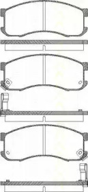 Комплект тормозных колодок TRISCAN 8110 50165