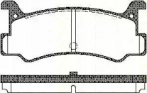 Комплект тормозных колодок TRISCAN 8110 50880