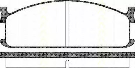 Комплект тормозных колодок TRISCAN 8110 60912