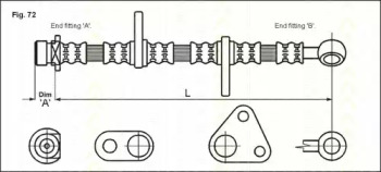 Шлангопровод TRISCAN 8150 40110