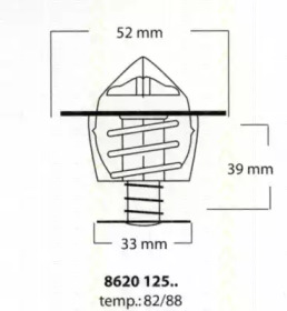 Термостат TRISCAN 8620 12588