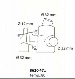 Термостат TRISCAN 8620 4780