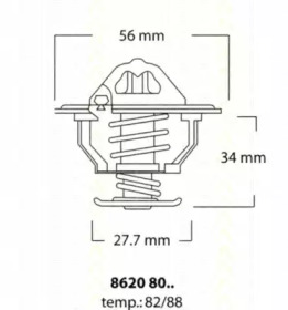 Термостат TRISCAN 8620 8088