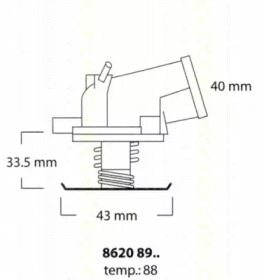 Термостат TRISCAN 8620 8988