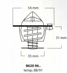 Термостат TRISCAN 8620 9691