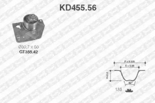 Ременный комплект SNR KD455.56