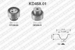 Ременный комплект SNR KD458.01