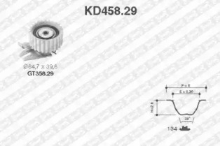 Ременный комплект SNR KD458.29