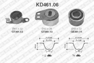 Ременный комплект SNR KD461.06