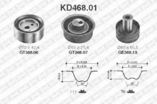 Ременный комплект SNR KD468.01