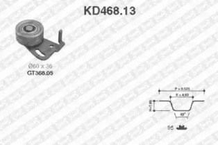 Ременный комплект SNR KD468.13