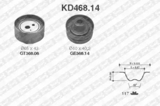 Ременный комплект SNR KD468.14