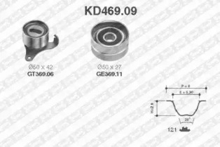 Ременный комплект SNR KD469.09