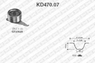 Ременный комплект SNR KD470.07