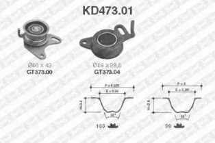 Ременный комплект SNR KD473.01