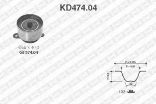 Ременный комплект SNR KD474.04