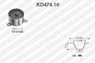 Ременный комплект SNR KD474.10