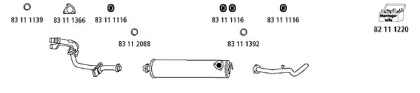 Глушитель HJS VW_1392