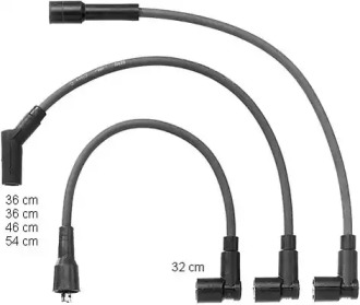Комплект электропроводки BERU ZEF1007